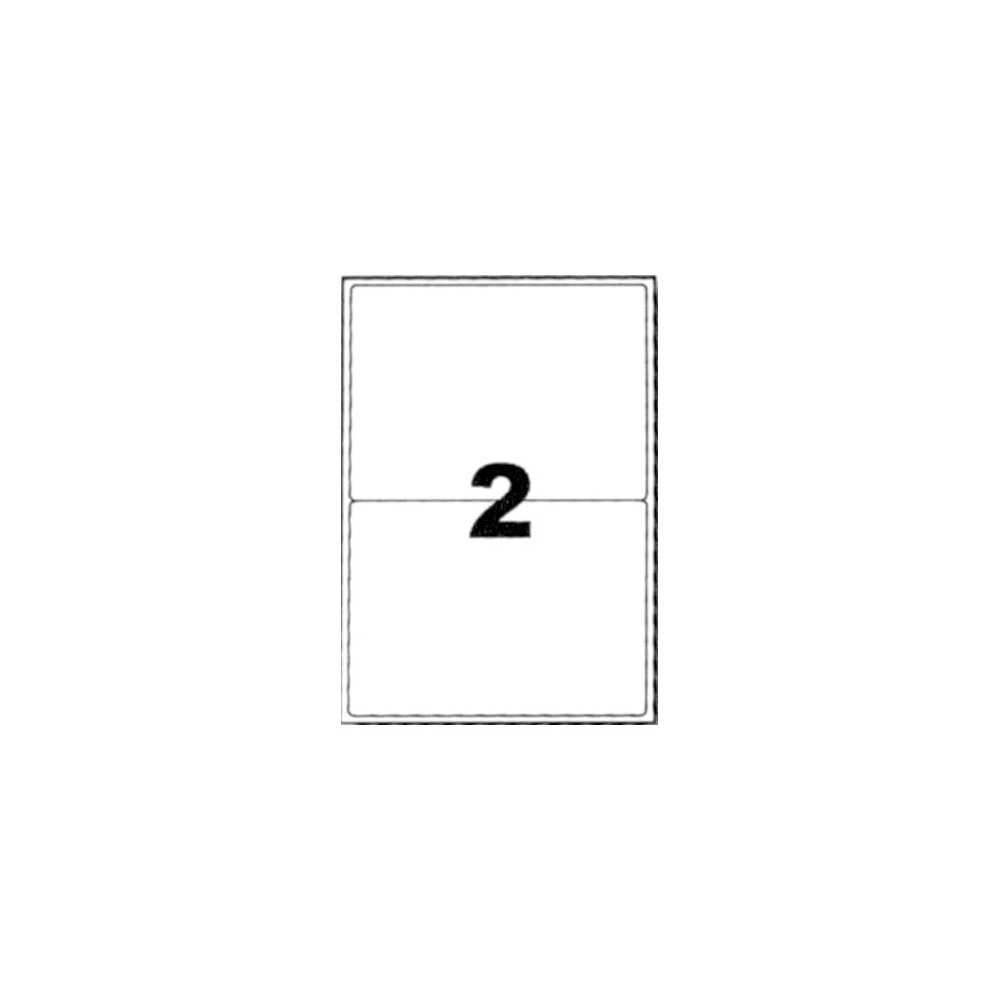Etiquettes blanches 199,6x146,5 mm - planche A4