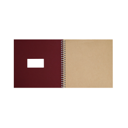 Bloc-notes Kraft Spirale 80g | Papeterie Anti-Gaspi Made in France