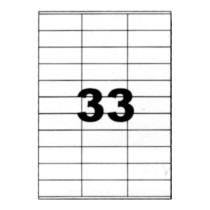Etiquettes autocollantes blanches 70x25mm sur A4