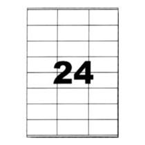 Etiquettes autocollantes blanches 70x35mm sur A4
