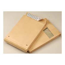 Enveloppe à fenêtre kraft 229x324x30 mm par 50