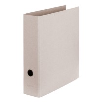 Classeur en carte naturelle blanche dos 80 mm