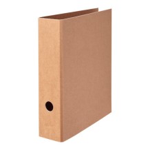 Classeur cartonné brut couleur kraft dos 80 mm