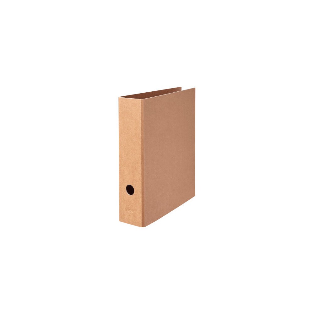 Classeur cartonné brut couleur kraft dos 80 mm