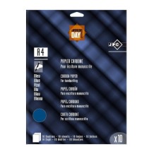 Papier carbone bleu A4 en pochette de 10 feuilles