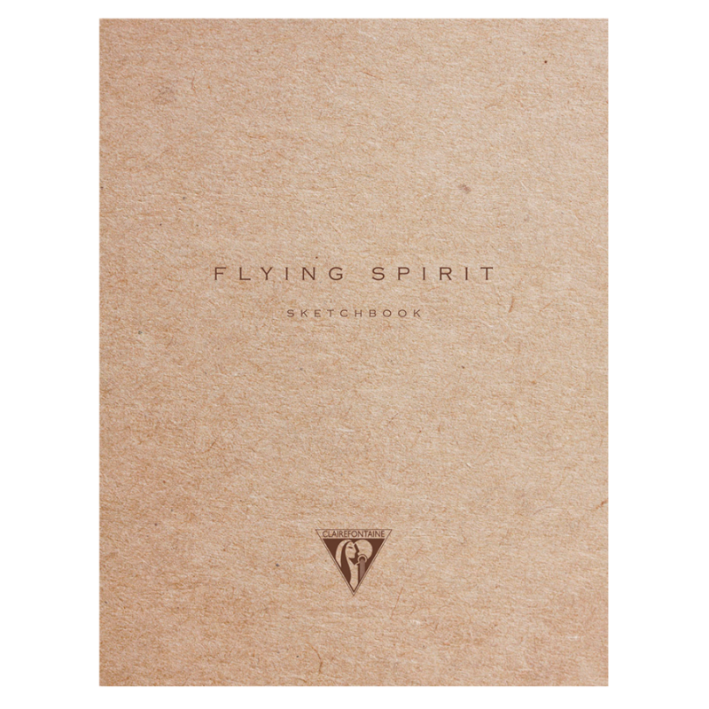 Carnet cousu 50 feuilles papier ivoire uni 90g 105 x 148 mm