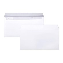 Enveloppes blanches DL 110x200 par 50 unités