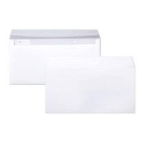 Enveloppes blanches DL 110x200 par 50 unités