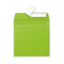 Enveloppe couleur vert menthe 165x165 mm par 50