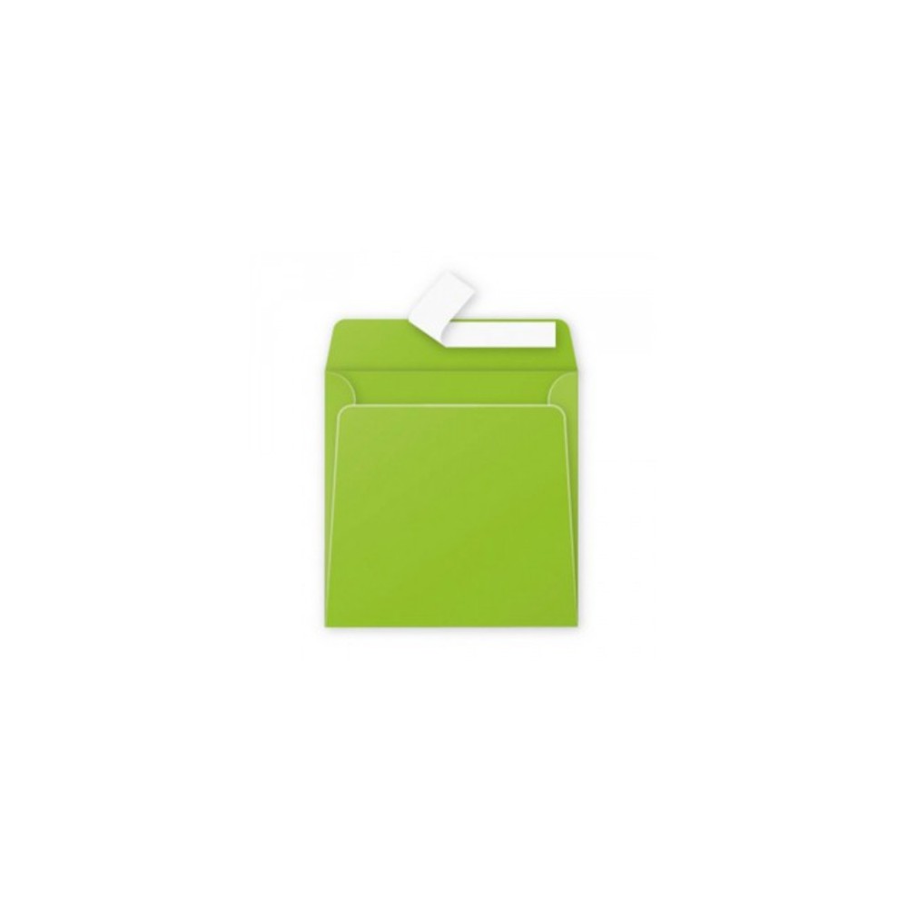 Enveloppe couleur vert menthe 165x165 mm par 50
