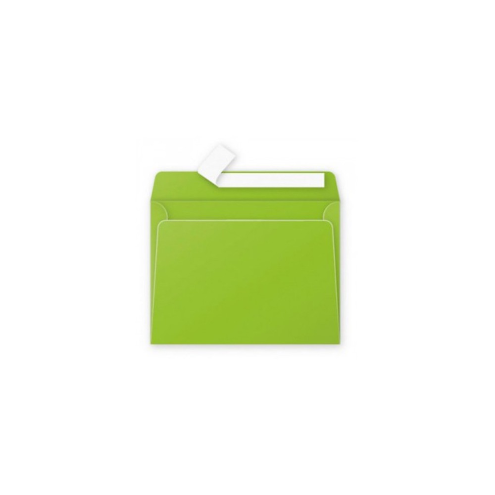 Enveloppe fantaisie vert menthe 162x229 mm par 50