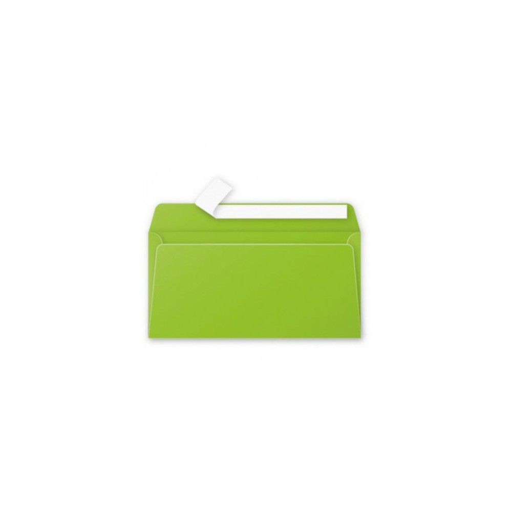 Enveloppes fantaisies vert menthe DL 110x220 par 50