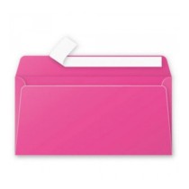 Enveloppes fantaisies rose fuschia DL110x220 par 50
