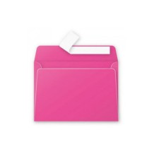 50 Enveloppes rose fuschia C6 114 x 162 mm