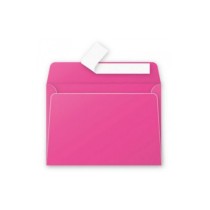 50 Enveloppes rose fuschia C6 114 x 162 mm