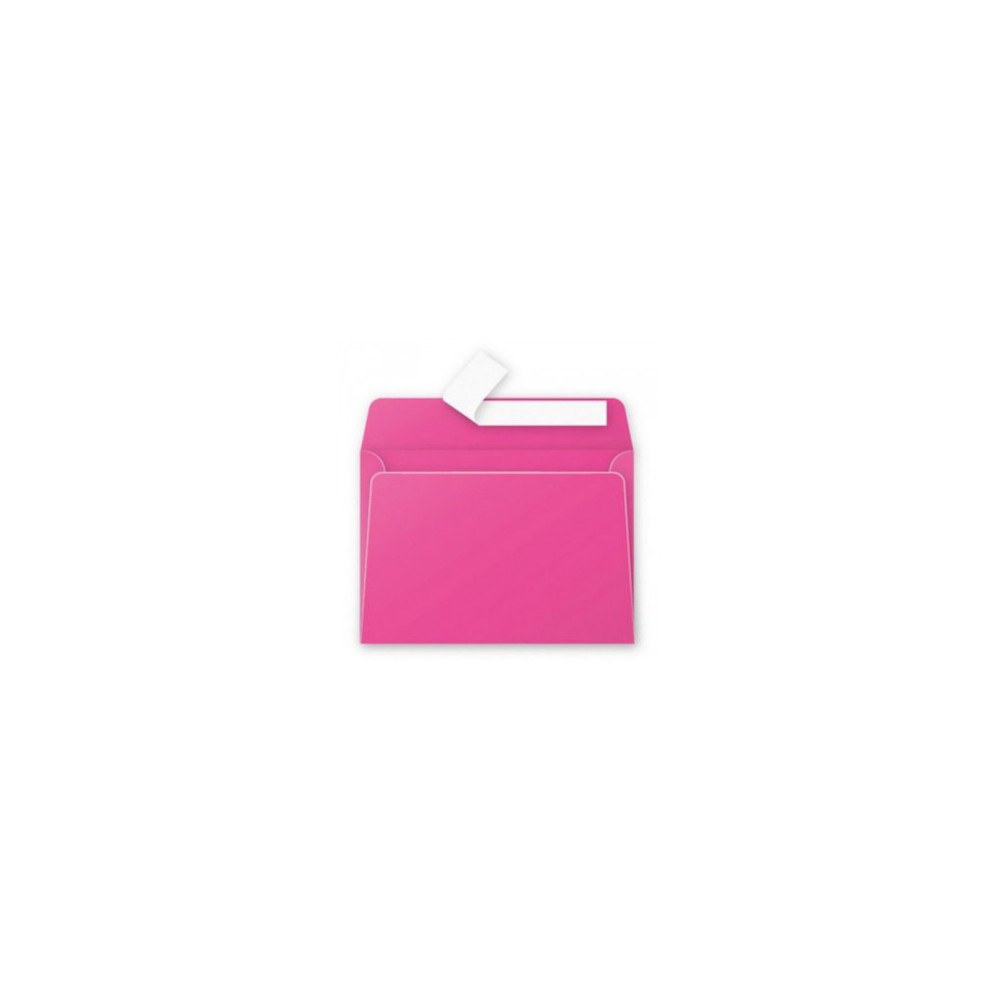 50 Enveloppes rose fuschia C6 114 x 162 mm