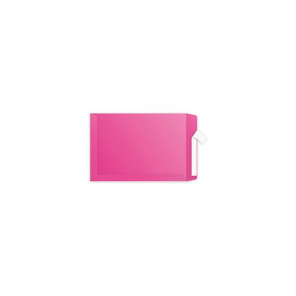 Enveloppe pochette rose fuschia 229x324 par 50