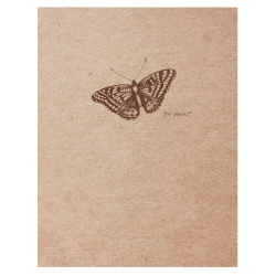 Carnet cousu 50 feuilles papier ivoire uni 90g 105 x 148 mm