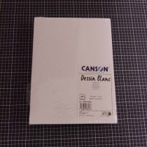 Papier dessin Canson à grain 24 x 32 cm 120 g C400033390