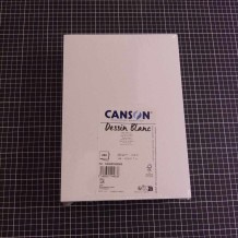 Ramette 250 feuilles papier à dessin A4 200 g Canson C400033329