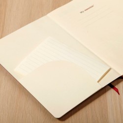 Cahier broché 192 p. papier ligné 90g 148 x 210 mm