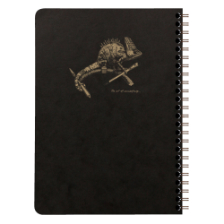 Carnet spirale A5 120 pages lignées papier ivoire Clairefontaine Flying Spirit Kraft