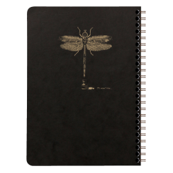 Carnet spirale A5 120 pages lignées papier ivoire Clairefontaine Flying Spirit Kraft