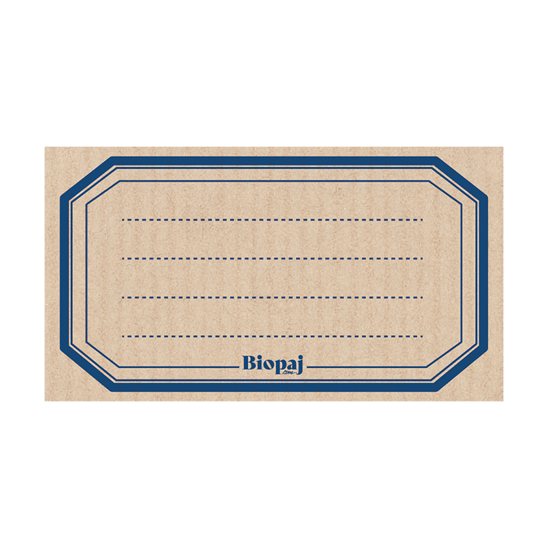 Sachet 12 étiquettes "écolier" 45 x 80 mm