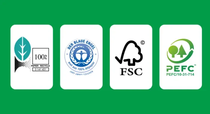 Comprendre les labels écologiques du papier : PEFC, FSC et Ange Bleu