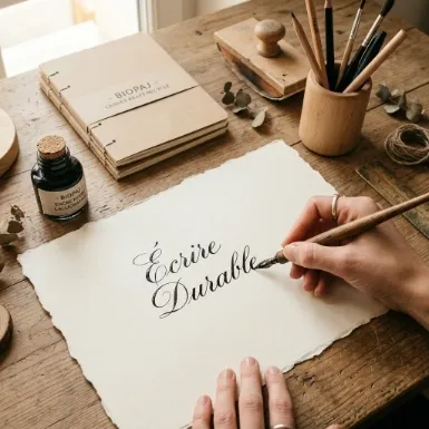Guide de la calligraphie à la plume : art traditionnel, matériel écoresponsable et maîtrise du geste