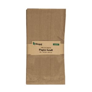 24 XL Force sacs en papier & Bois Naturel Rondelle Chiffres & Parenthèses avec Hibou & adhésive Points 