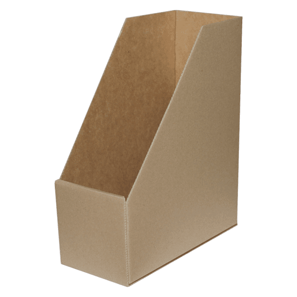 Boîte à pans coupé en carton doublé