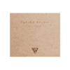 Carnet cousu 60 feuilles papier ivoire uni 90g 155 x 155 mm