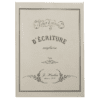 Cahier d'exercices de calligraphie