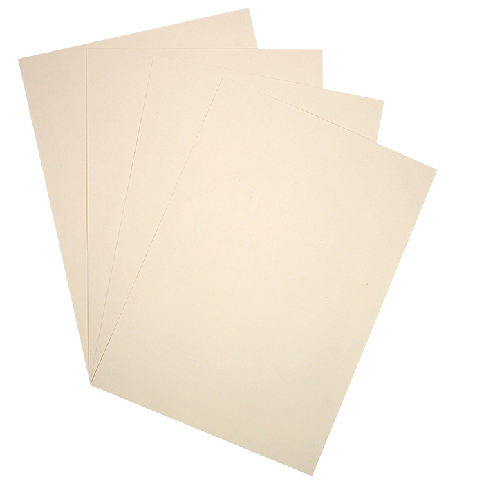 50 feuilles - papier Ocre - 110g - Ivoire
