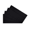 50 enveloppes noires 110 x 220 mm